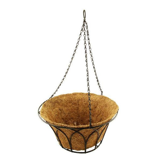 Round Gothic Style Metal Plant Hanging Basket Plant Pots & Planters FabFinds   