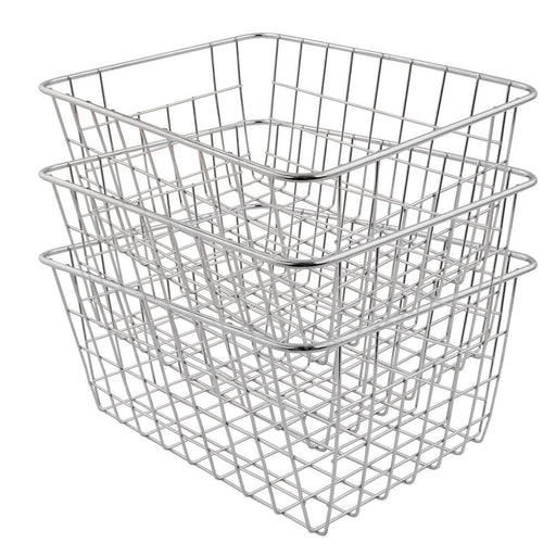 Soho Wire Storage Baskets in Chrome Storage Baskets FabFinds   
