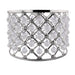 Metal Lattice Pattern Droplet Light Shade Assorted Colours Home Lighting FabFinds Chrome  