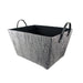 Home Collection Glitter Storage Basket In Assorted Colours Storage Baskets Home Collection Black & Silver  