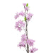 Artificial Cherry Blossom Stem Assorted Colours 86cm Home Decoration FabFinds Purple  