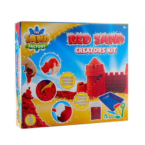 The Sand Factory Red Sand Creators Kit Arts & Crafts Nixy Toys   