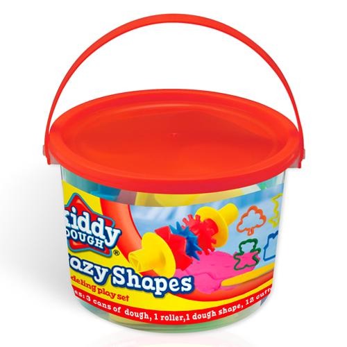 Kiddy Dough Crazy Shapes Modeling Playset 17 Piece Arts & Crafts Creative Kids Limited   