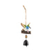 Bird On A Log Hanging Windchime Decoration Assorted Colours Garden Decor FabFinds   