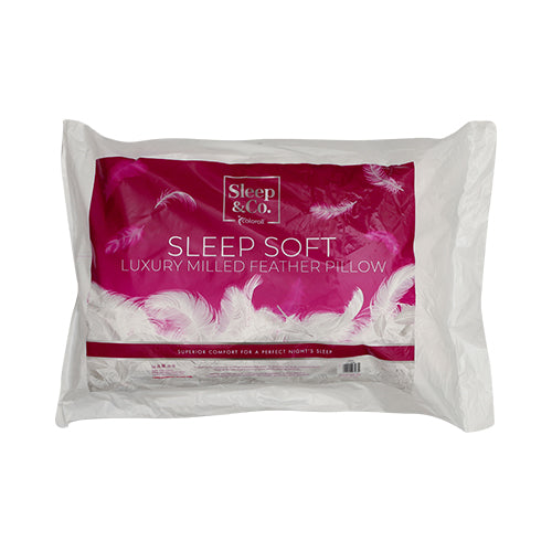 Coloroll Bedding Coloroll Sleep Soft Luxury Milled Feather Pillow — FabFinds