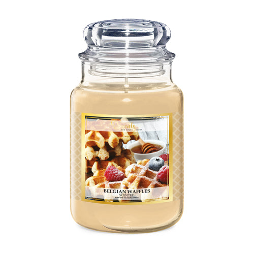 Fragrance Belgian Waffles Scented Jar Wax Candle 18oz Candles Liberty Candles   