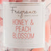 Liberty Candles Honey & Peach Blossom Scented Candle 10oz Candles FabFinds   