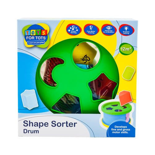 Shape Sorting Drum Educational Toy FabFinds