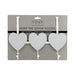 Home Collection Overdoor Grey Heart Hooks Storage Accessories home collection   