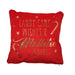 Candy Cane Wishes & Mistletoe Kisses Christmas Cushion Christmas Cushions & Throws FabFinds   