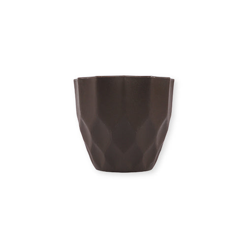 Pressed Plant Pot 9cm Assorted Colours Plant Pots & Planters for the love of gardening Brown  