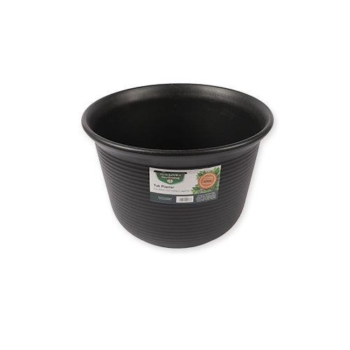For The Love Of Gardening Tub Planter Assorted Colours Plant Pots & Planters FabFinds Black  
