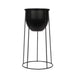 Medium Round Standing Planter & Base 45cm Plant Pots & Planters for the love of gardening   