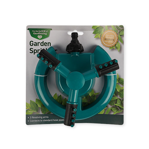 For The Love Of Gardening Round Garden Water Sprinkler Lawn & Plant Care FabFinds   