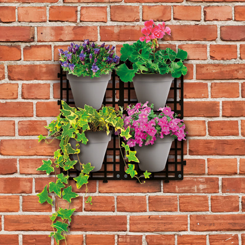 For The Love Of Gardening 4 Pot Wall Planter Plant Pots & Planters for the love of gardening   