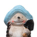 Headgehog In Hat Garden Ornament Assorted Colours Garden Ornaments FabFinds   