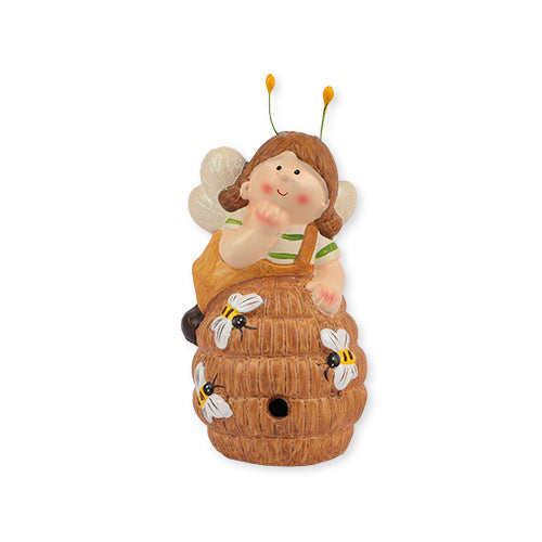 Bee Hive Child Garden Ornament Garden Ornaments FabFinds Girl Fairy  