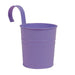 Small Colourful Hanging Over The Fence Tin Pail Planter 10cm Plant Pots & Planters FabFinds Lilac  