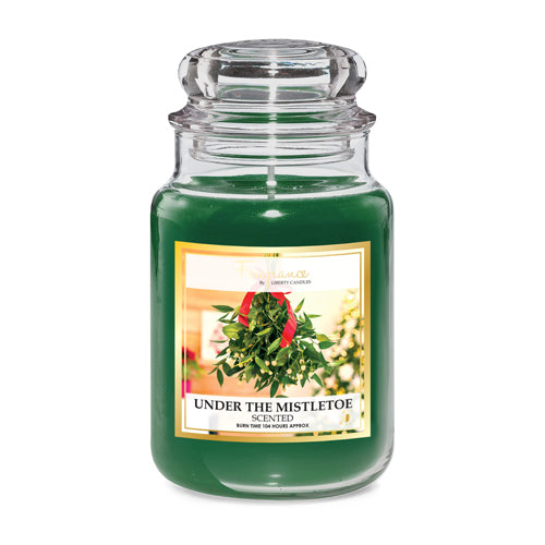 Liberty Candles Under The Mistletoe Scented Candle 18oz Candles Liberty Candles   