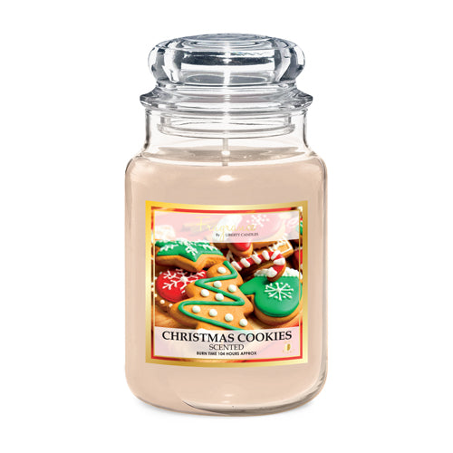 Liberty Candles Christmas Cookies Scented Jar Candle 18oz Candles Liberty Candles   