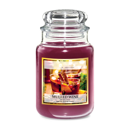 Liberty Candles Mulled Wine Scented Candle 18oz Christmas Candles & Holders Liberty Candles   