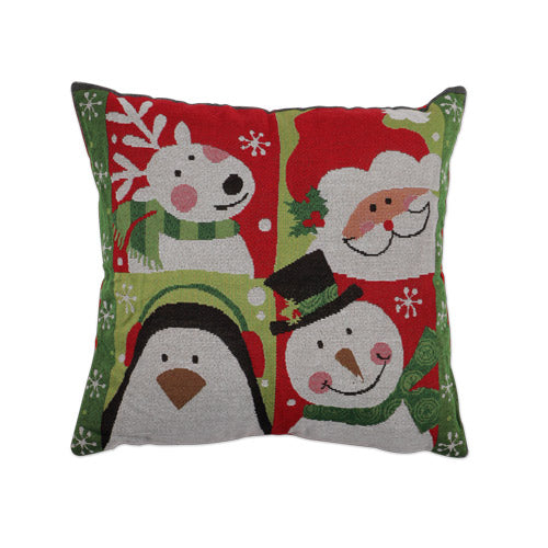 Christmas Character Cushion 46cm x 46cm Christmas Cushions & Throws FabFinds   