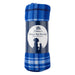 The Pet Hut Fleece Pet Blanket 100cm x 98cm Assorted Styles Petcare The Pet Hut Blue Check  