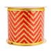 Red Luxury Christmas Ribbon Assorted Styles 2M Christmas Wrapping & Tissue Paper FabFinds Red & Gold Zig Zag  