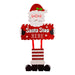 Wooden Santa Stop Here Hanging Sign Christmas Decorations FabFinds   