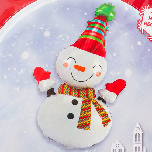 Christmas Character Snowman Foil Party Balloon Christmas Accessories FabFinds   
