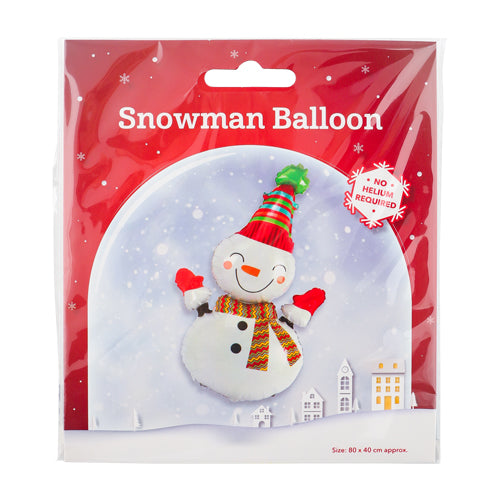 Christmas Character Snowman Foil Party Balloon Christmas Accessories FabFinds   