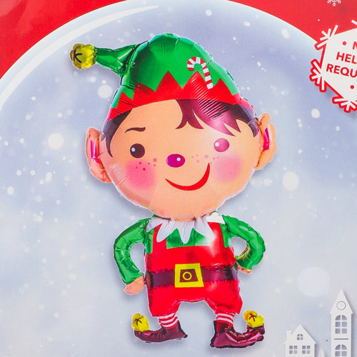 Christmas Character Elf Foil Party Balloon Christmas Accessories FabFinds   