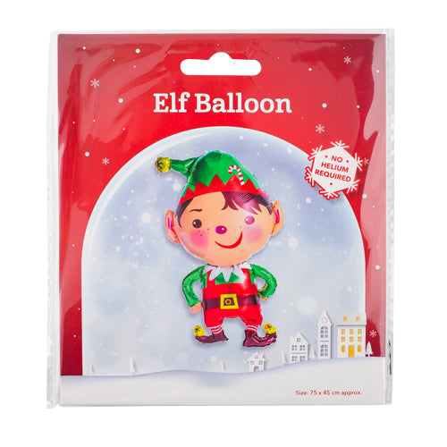 Christmas Character Elf Foil Party Balloon Christmas Accessories FabFinds   