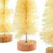 Decorative Sisal Trees 3 Pack 4" Assorted Colours Christmas Decorations FabFinds   