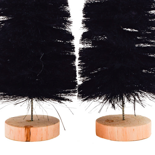 Decorative Sisal Trees 10" Assorted Colours 2 Pack Christmas Decorations FabFinds   