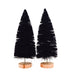 Decorative Sisal Trees 10" Assorted Colours 2 Pack Christmas Decorations FabFinds Black  