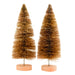 Decorative Sisal Trees 10" Assorted Colours 2 Pack Christmas Decorations FabFinds Grey  