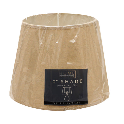 Home Collection Beige Easy Fit Lampshade 10'' Home Lighting Home Collection   