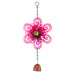 Roots & Shoots Flower Wind Chime Assorted Colours Garden Decor Roots & Shoots Pink  