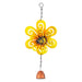 Roots & Shoots Flower Wind Chime Assorted Colours Garden Decor Roots & Shoots Yellow  