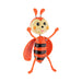 Roots & Shoots Striped Ladybird Garden Decoration Assorted Colours Garden Ornaments Roots & Shoots Orange  