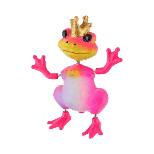 Roots & Shoots Funny Frog Garden Decoration Assorted Colours Garden Ornaments Roots & Shoots Pink  