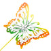 Roots & Shoots Butterfly Stake Garden Decoration Assorted Colours Garden Decor Roots & Shoots Orange & Green  