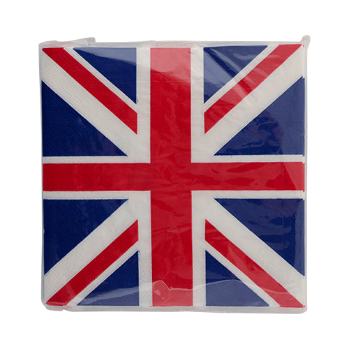 Union Jack Napkins 20 Pack FabFinds
