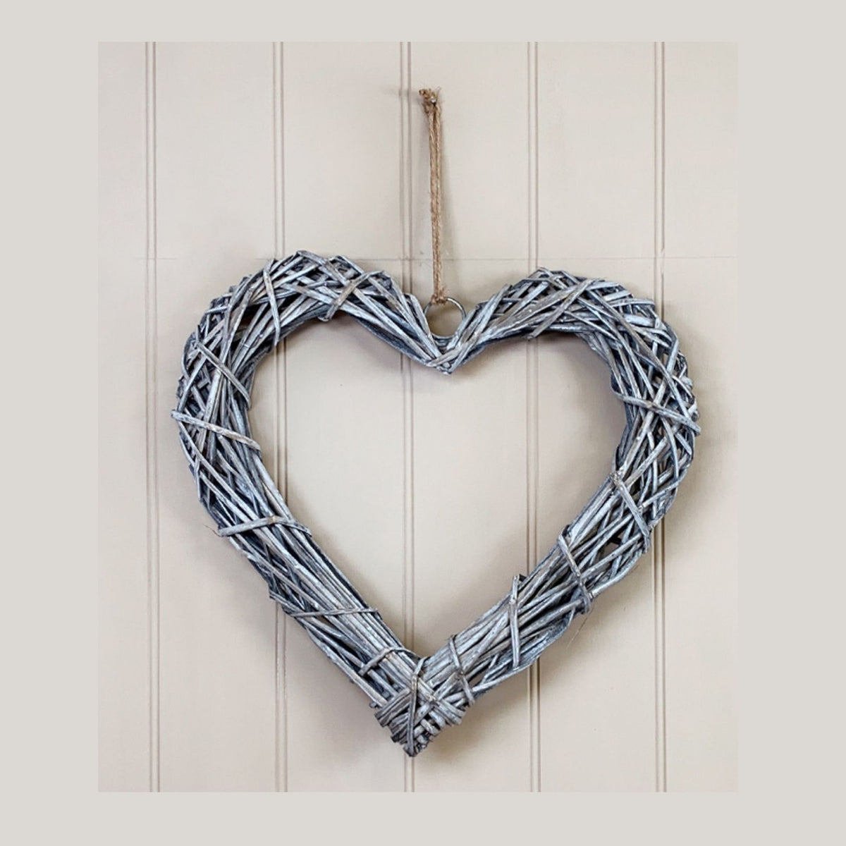 Solar Rattan Heart Rustic Rattan Heart Affordable Chic Home Decorations — FabFinds