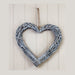 Rustic Rattan Heart Shabby Chic 50cm Home Decorations FabFinds   