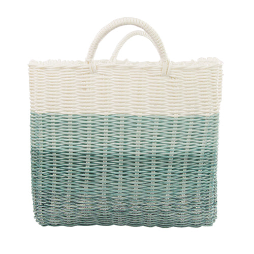 Ombre Woven Storage Baskets Assorted Sizes & Colours Storage Baskets FabFinds Large Teal 