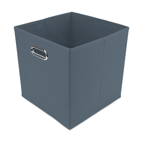 Home Collection Cube Storage With Handle 30cm Storage Boxes Home Collection Grey  