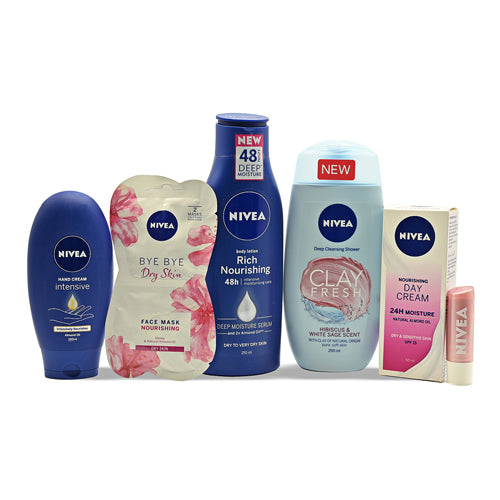 Nivea Head To Toe Pamper Gift Set 7 Piece Gift Sets nivea   