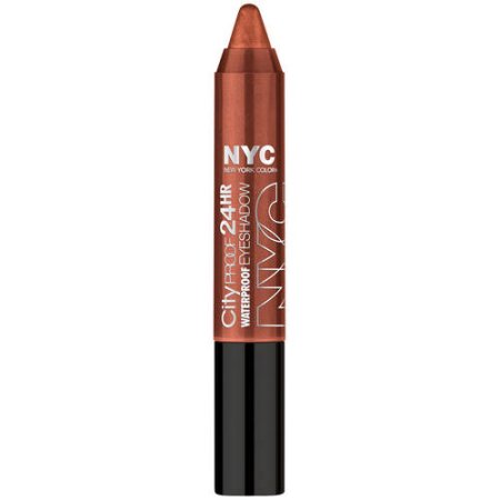 NYC Colour City Proof 24hr Waterproof Eye Shadow Stick Eyeshadow nyc colour cosmetics 600 - Wall Street Bronze  